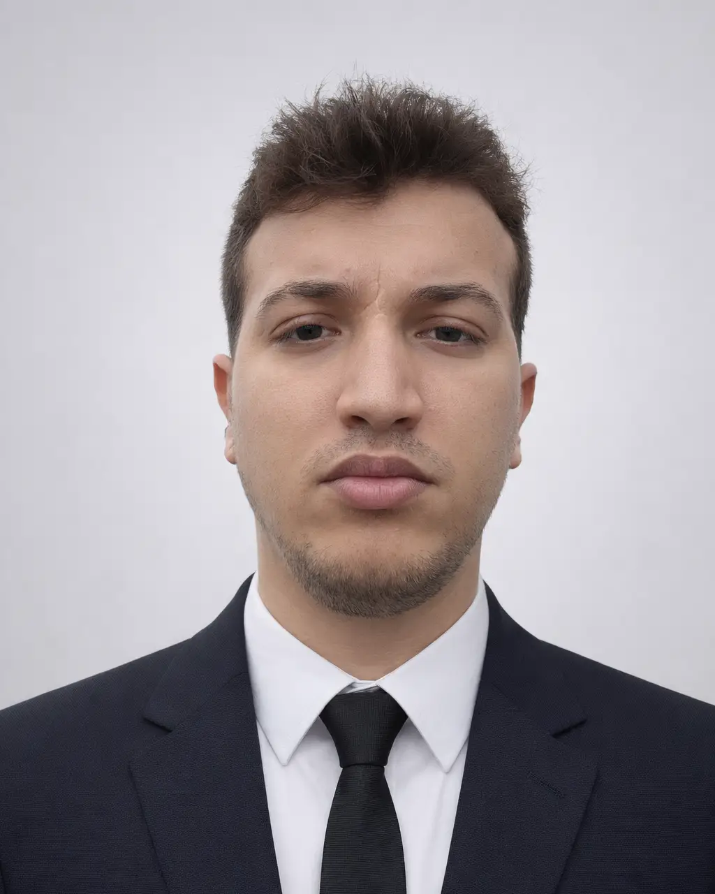 SEO uzmanı Alp Eren Güney’in takım elbiseli stüdyo portresi